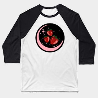 Celestial Strawberries Baseball T-Shirt